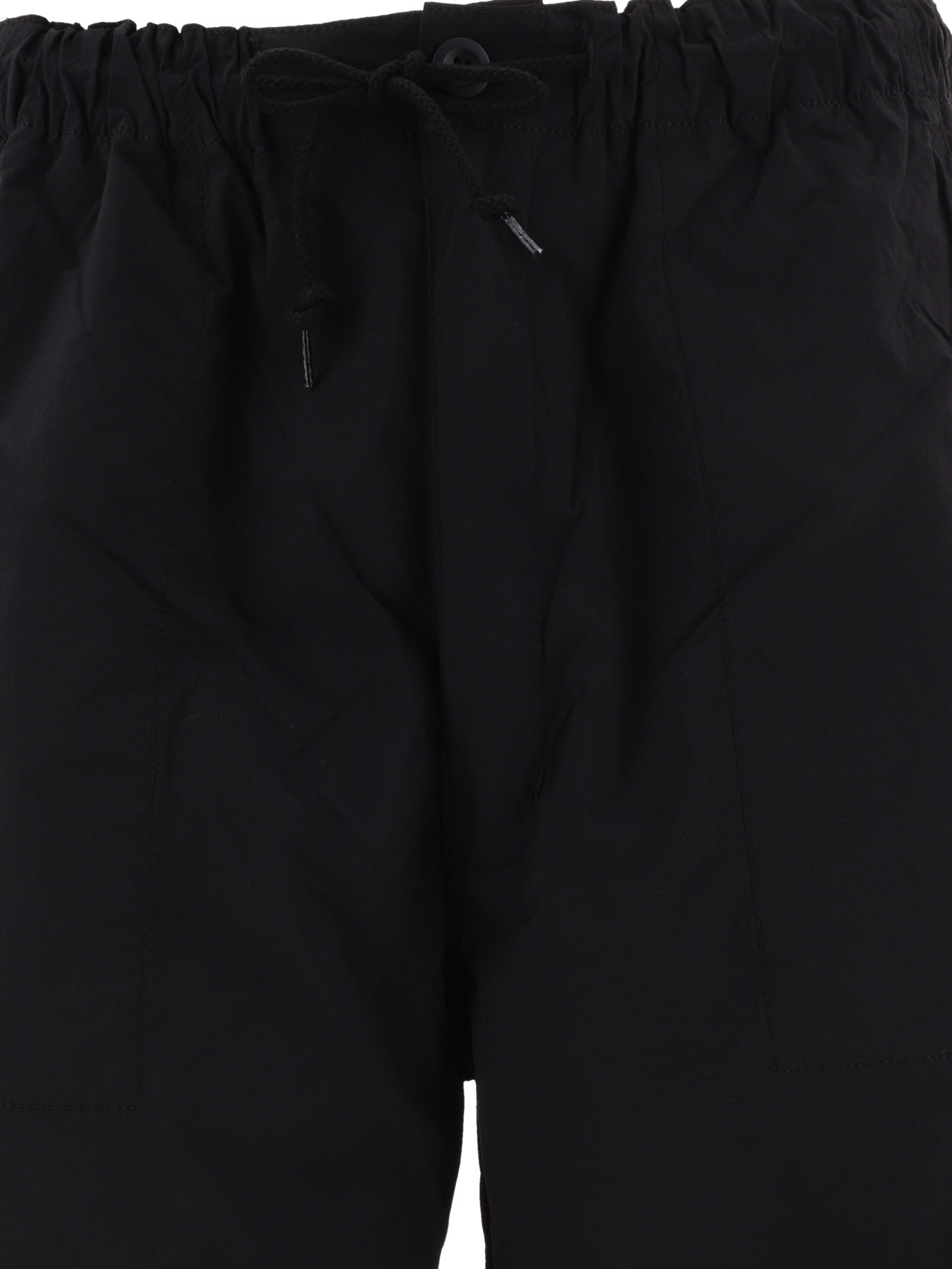 COMME DES GARçONS HOMME Black   Parachute trousers with drawstring